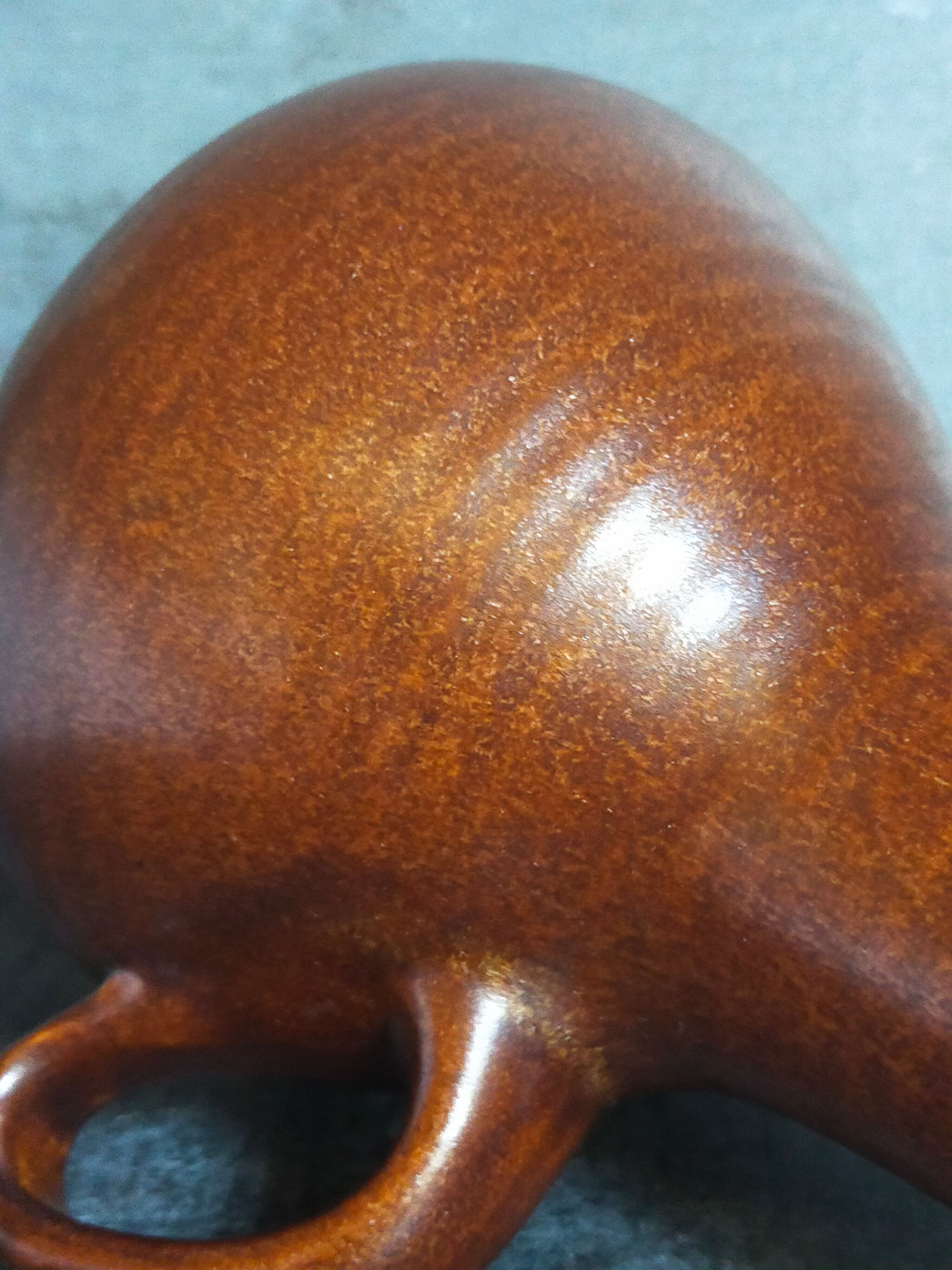 Vintage ceramic handle vase