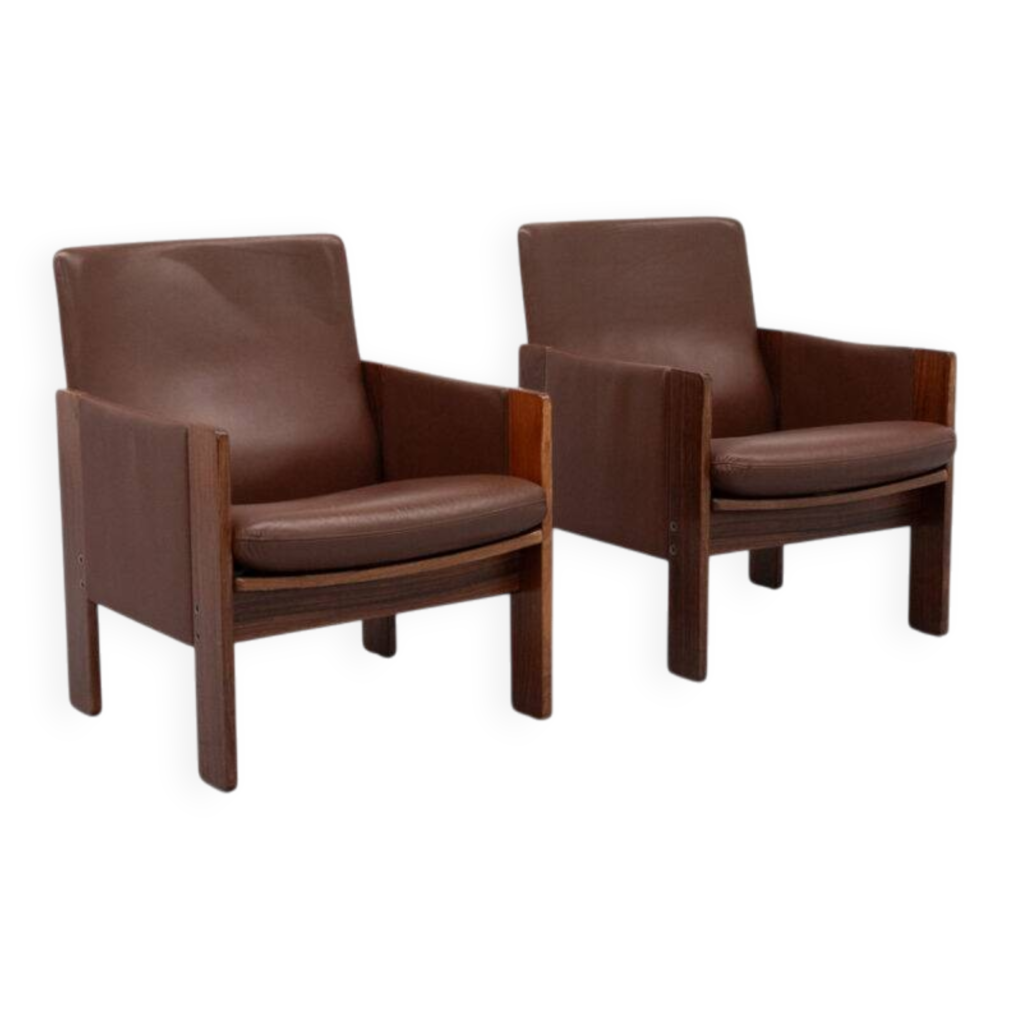 Set of 2 Cassina 917 armchairs by Afra & Tobia Scarpa 1960s