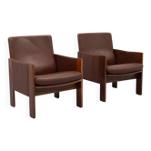 Ensemble de 2 fauteuils Cassina 917 par Afra & Tobia Scarpa, années 1960
