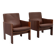Set of 2 Cassina 917 armchairs by Afra & Tobia Scarpa 1960s
