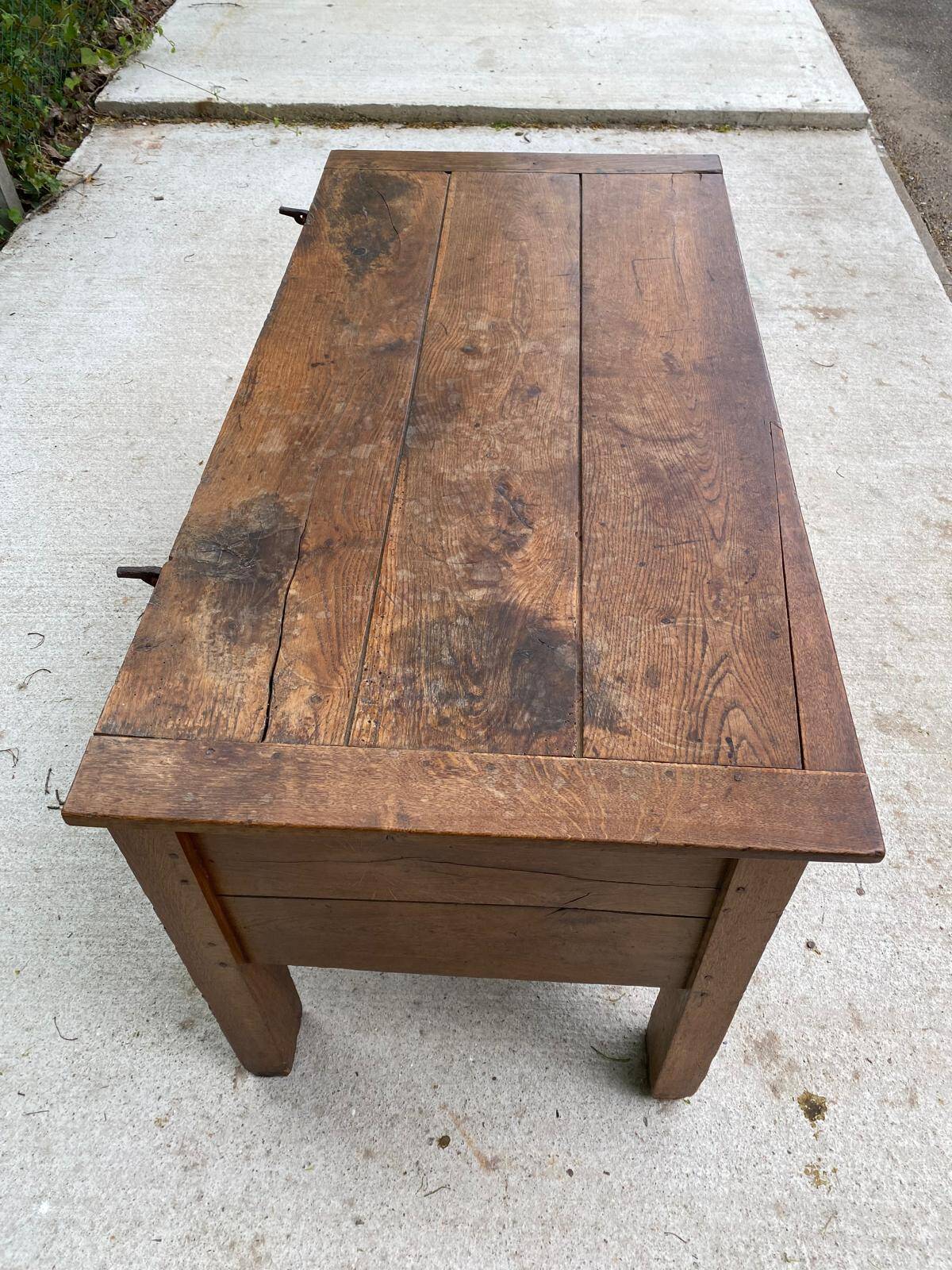 Antique 19th century solid oak wood hut
