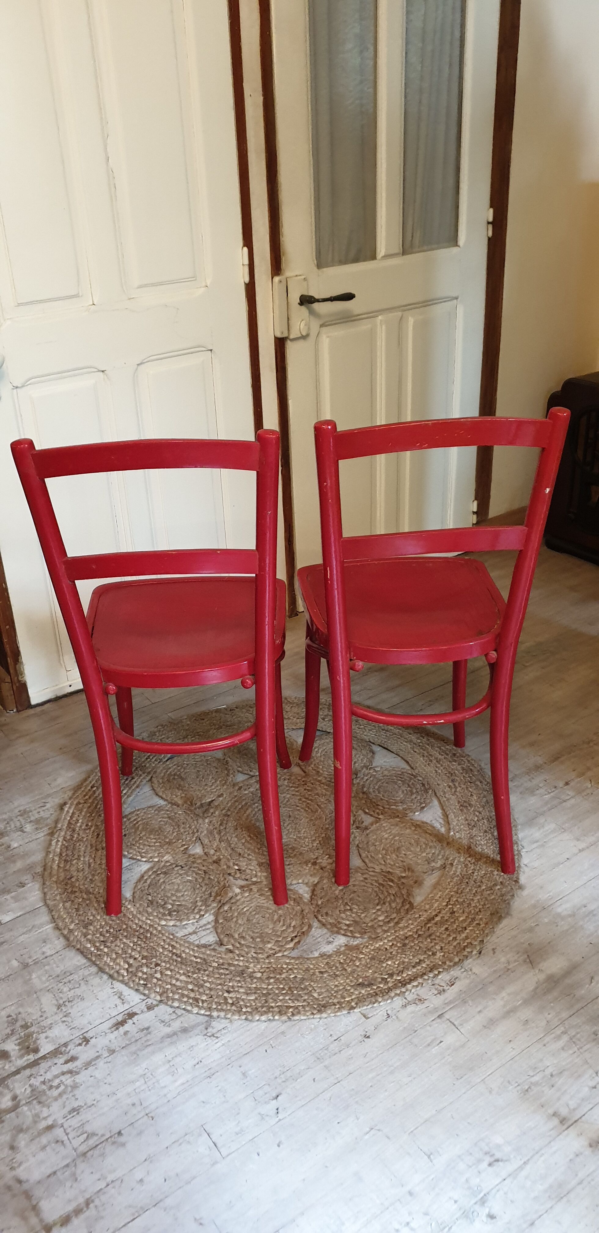 Pair of bistro chairs