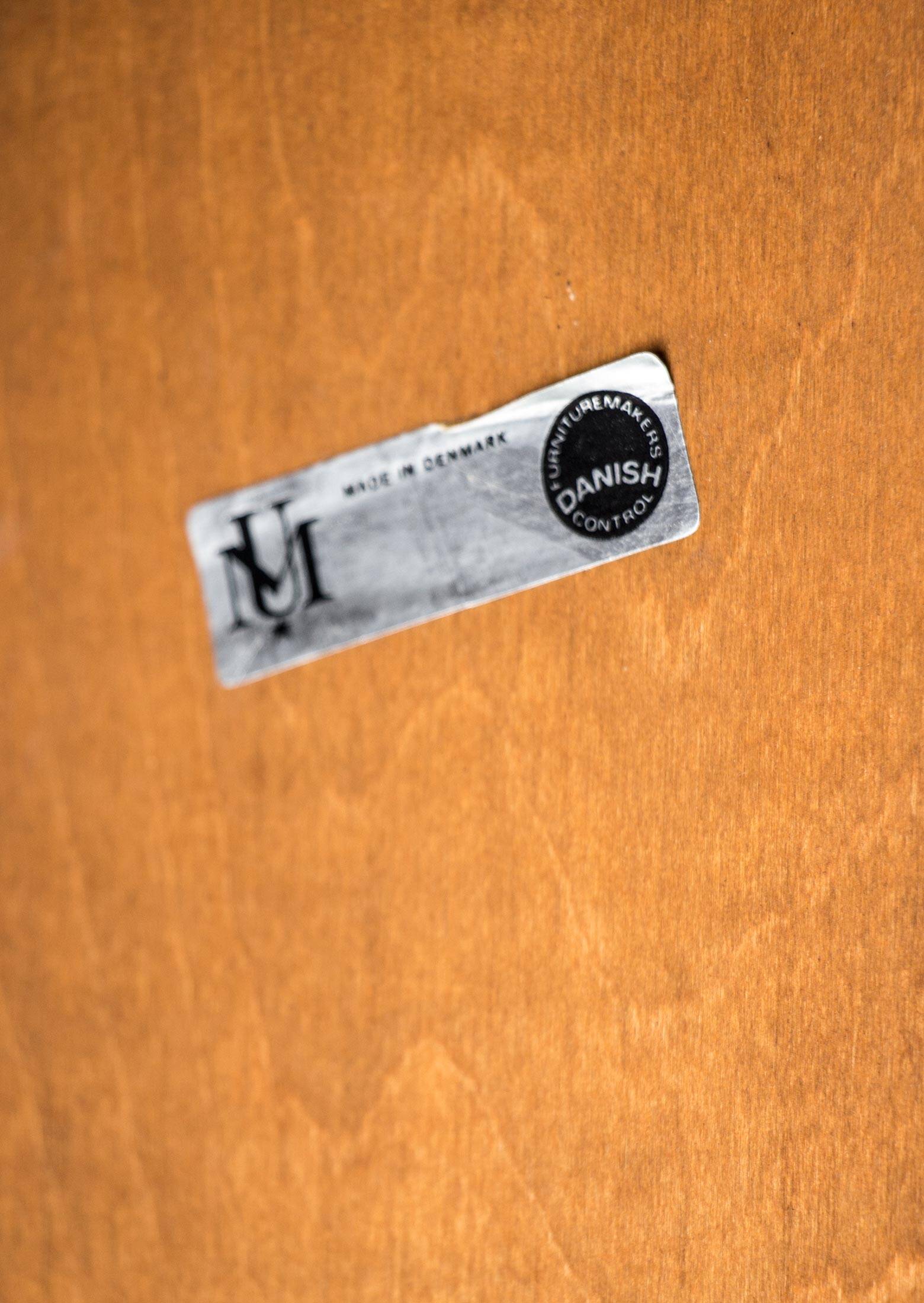 Danish dining table, extendable, in teak 1960 by Johannes Andersen 1960