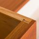 Ergo Wall Unit in teak with 6 shelves and a cabinet by John Texmon for Blindheim Møbelfabrikk