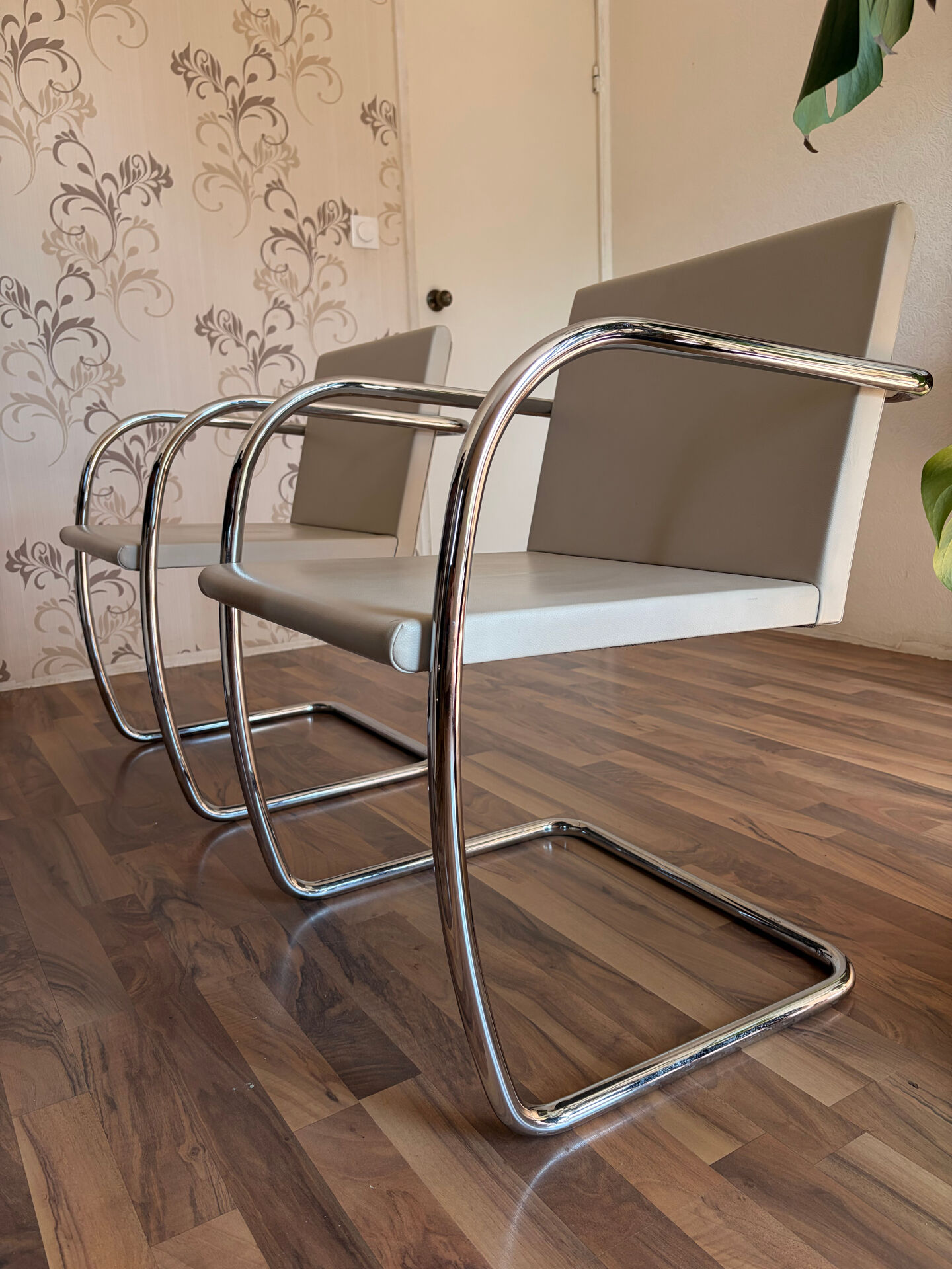 Brno Chair 2 by Mies Van Der Rohe for Knoll Studio