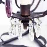 Crystal girandole lamp