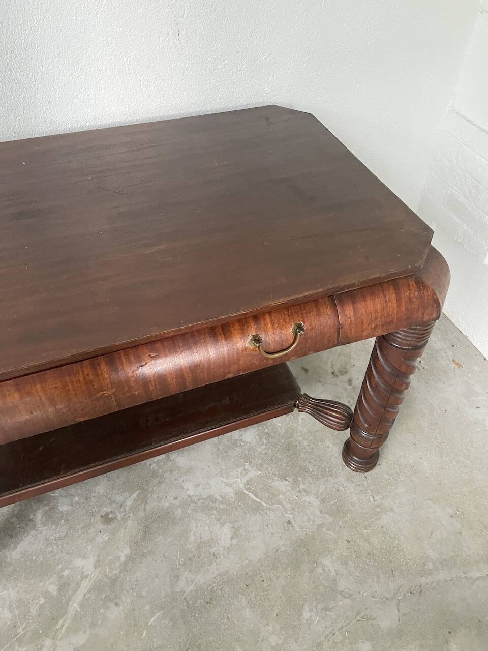 Bureau console acajou 1900