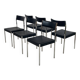 6 chairs by Ernst Lauclair 1966