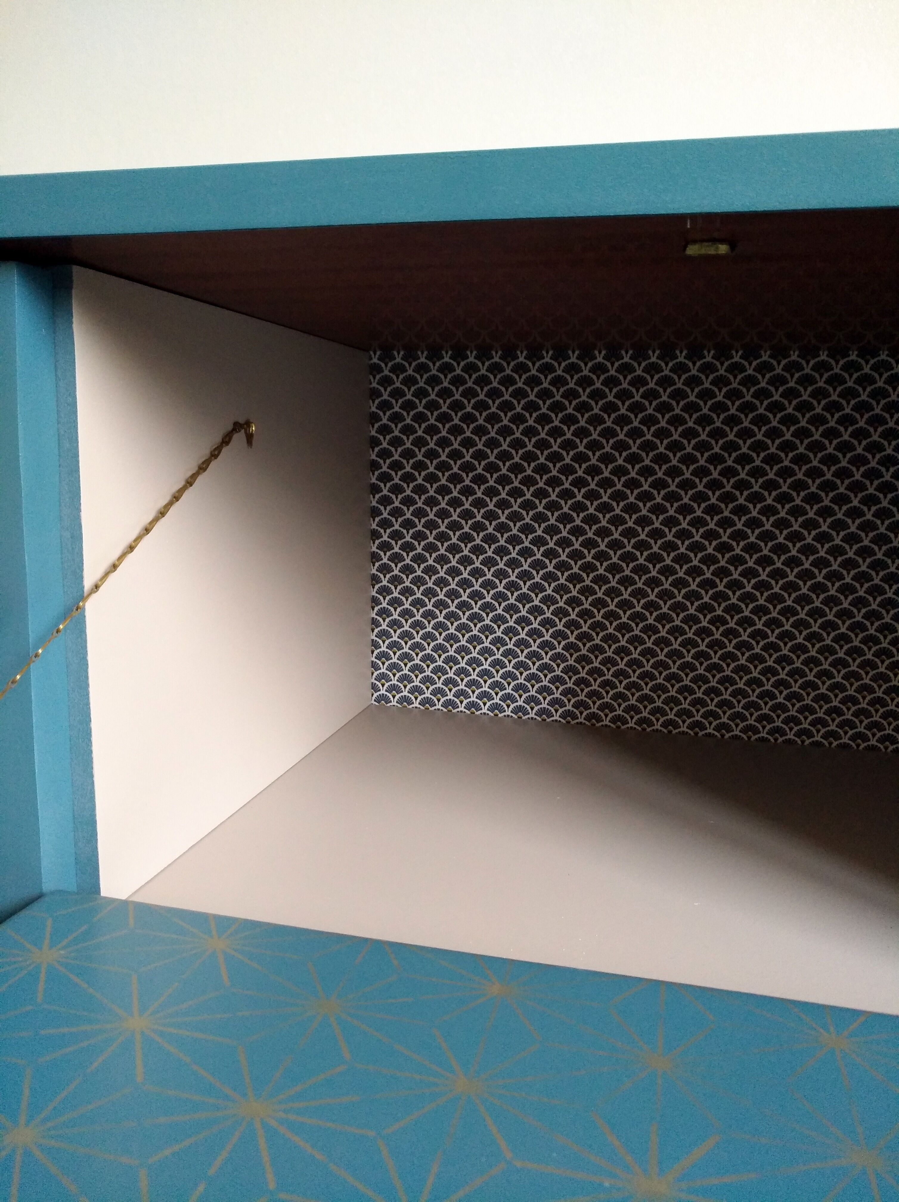 Sideboard 60 years blue duck