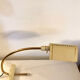 Vintage Italy brass articulated desk lamp.