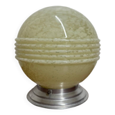 Ceiling light or glass lamp by Clichy Art Deco