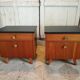 Pair of vintage bedsides