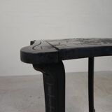 Art Deco table with 2 plateaus, 1930s
