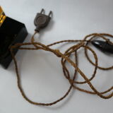 Art Deco style lamp foot in glass and ceramics