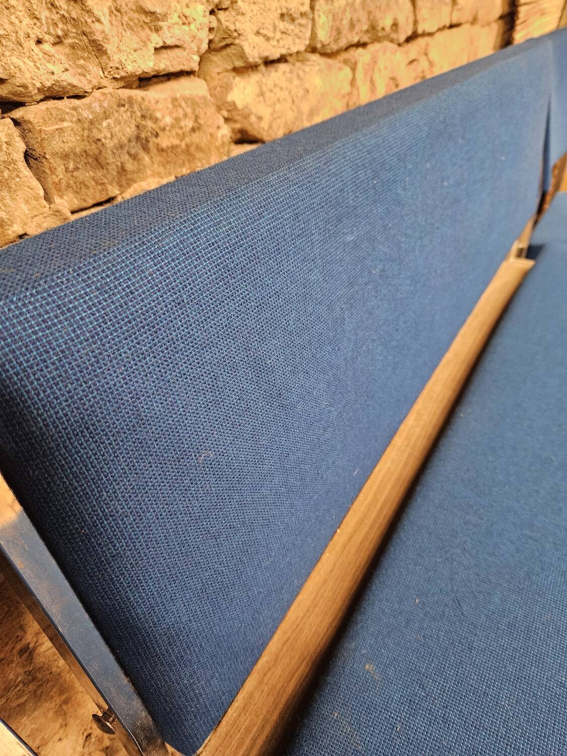 Bench and its two vintage chairs 1970