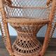 Small emmanuelle armchair for vintage doll wicker / rattan new
