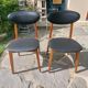 pair of Scandinavian chairs, unicorn style