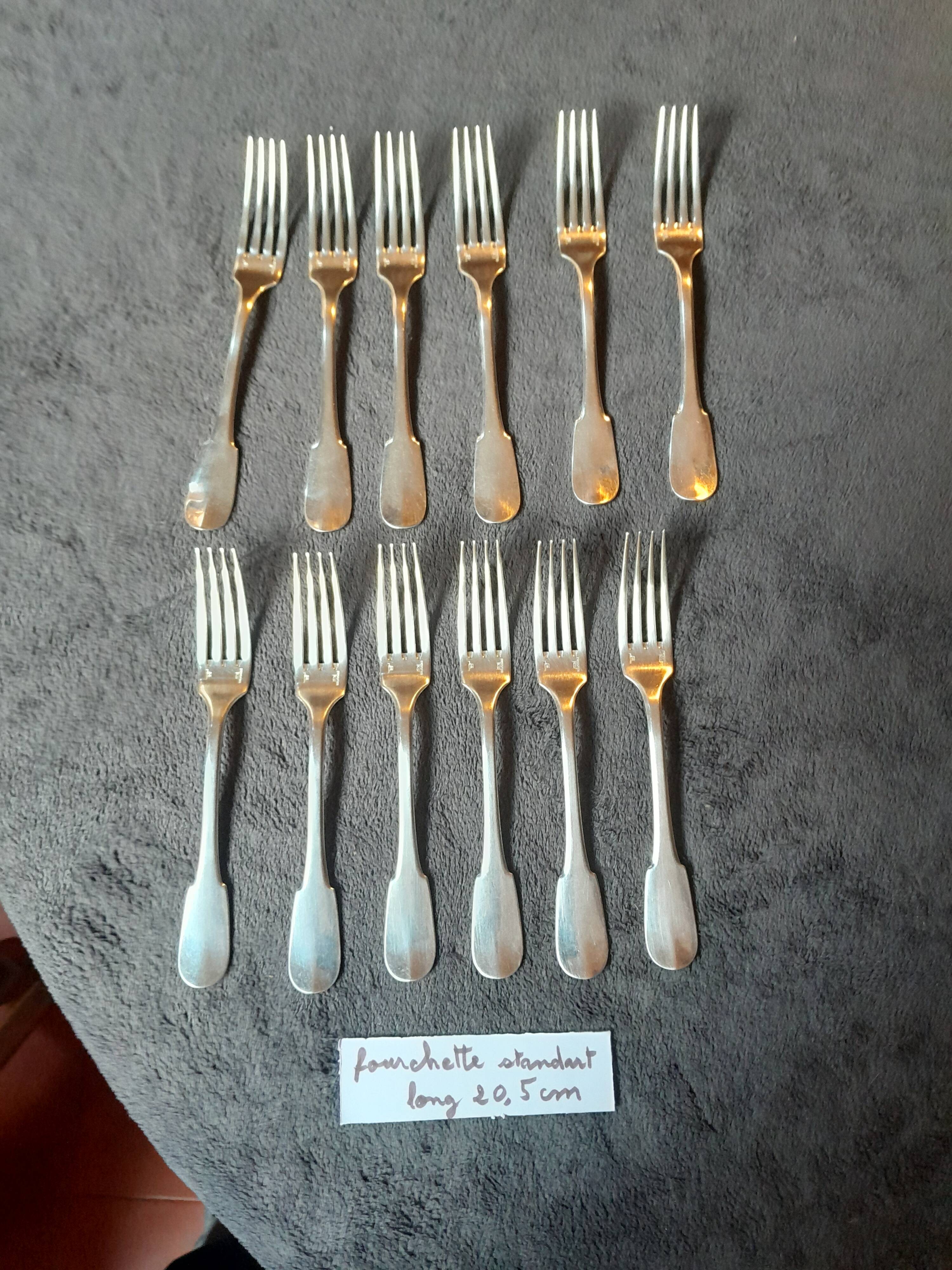 household set 172 pieces Christofle model Cluny