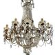 Italian balloon lustre, last quarter of the 19th century.