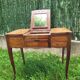 Coiffeuse d'époque louis xv en bois de plaquage
