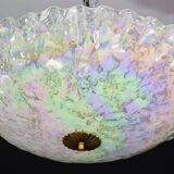 Plafonnier vintage multicolore en verre de Murano arc-en-ciel, années 1970