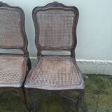 4 regency-style chairs