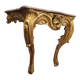 Support console / wall-mounted, carved and gilded wood, Louis XV, 18th century – France
