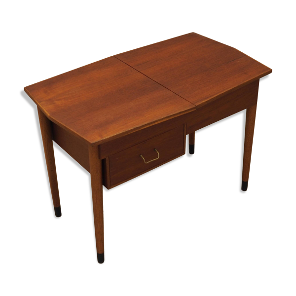 Table de couture danoise en teck, années 1960
