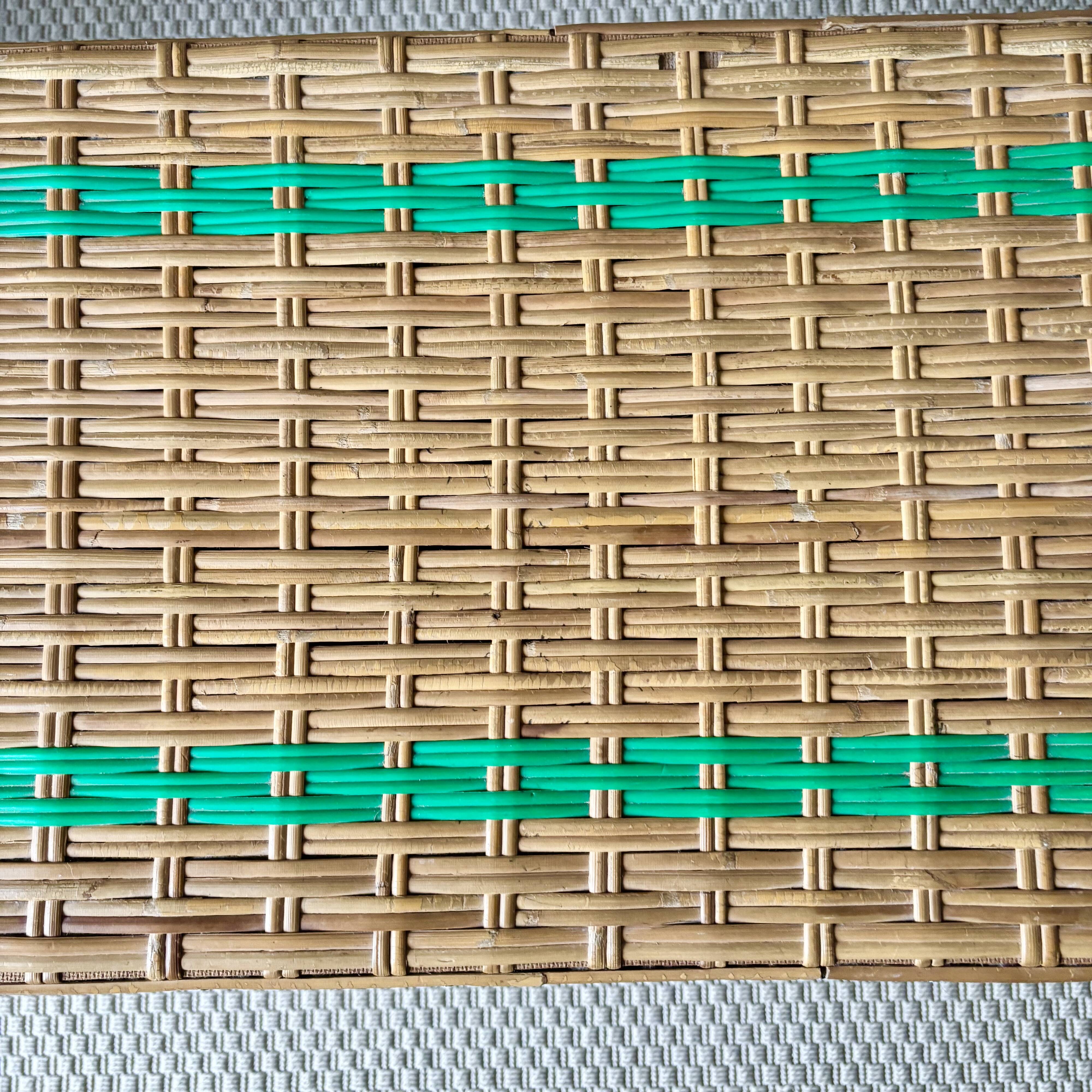 Vintage rattan coffee table