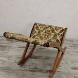 Antique rocking footrest