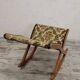 Antique rocking footrest