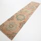 3x12 Soft Wool Pale Red Turkish Vintage Runner Rug