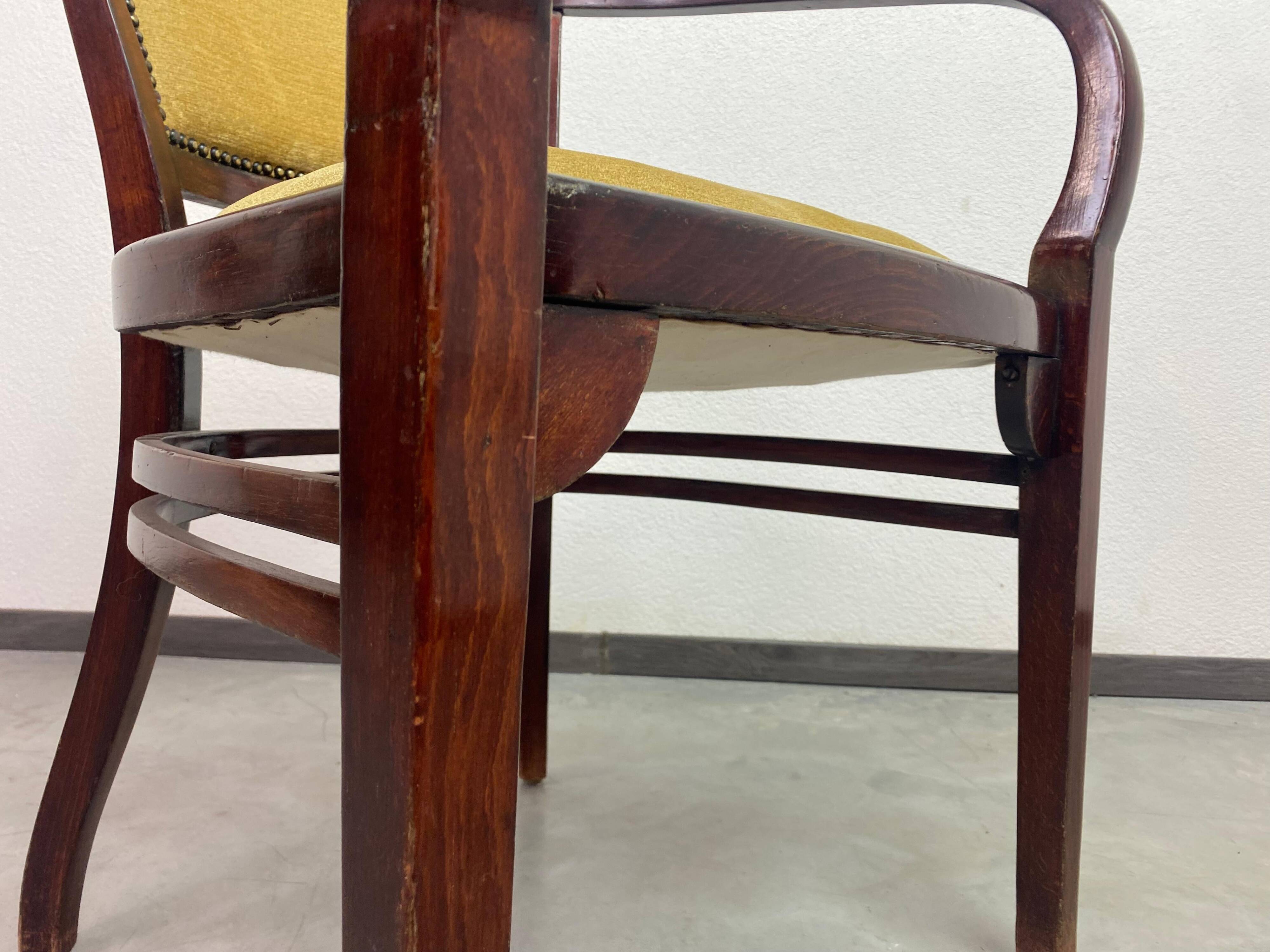 Fauteuils extrêmement rares no.6521 par Otto Wagner pour Thonet