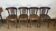 4 bentwood bistro chairs – slatted back – Baumann style
