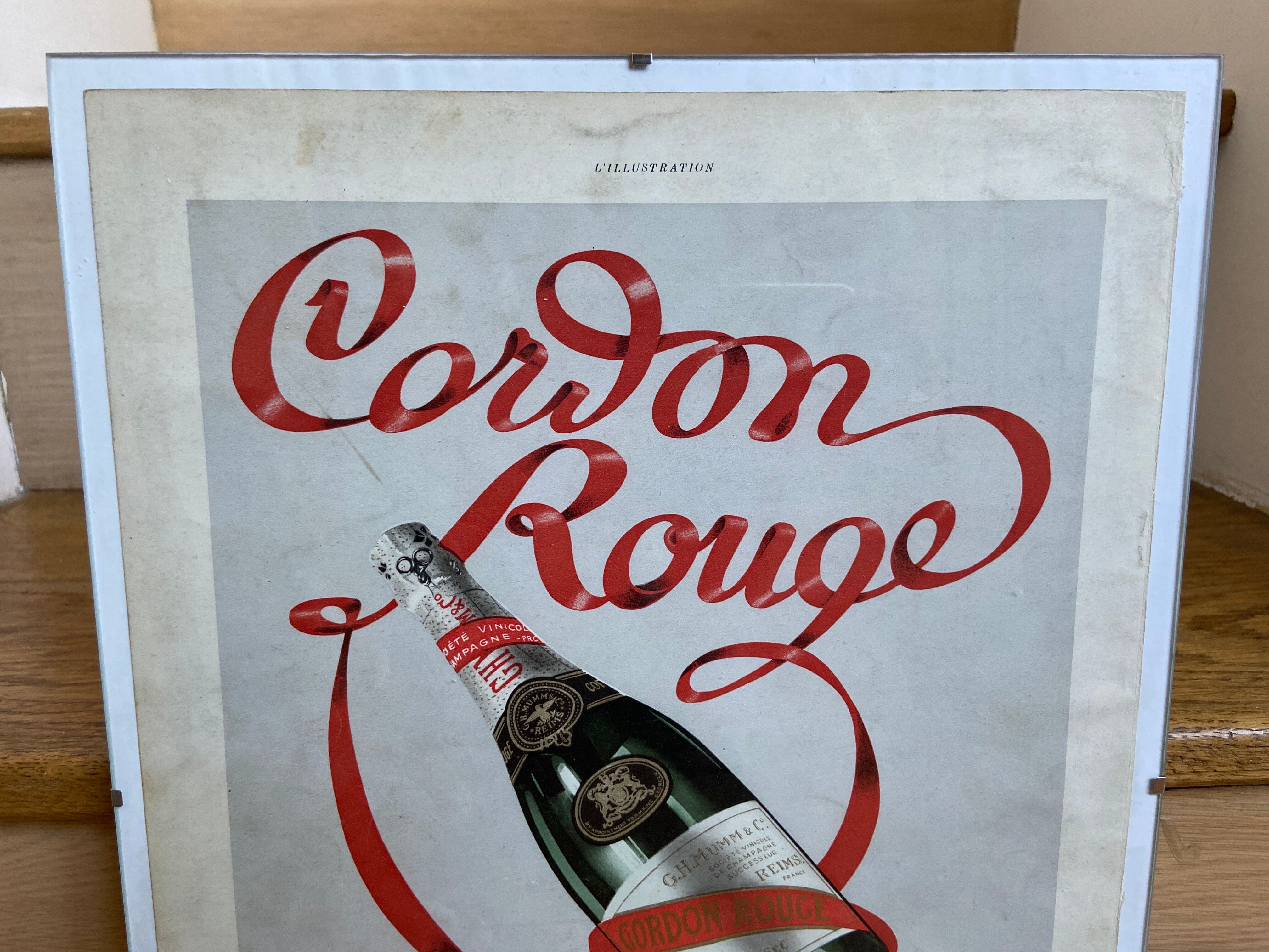Affiche publicitaire G.H. Mumm