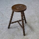Stool in the style of Charles Dudouyt, 1960s