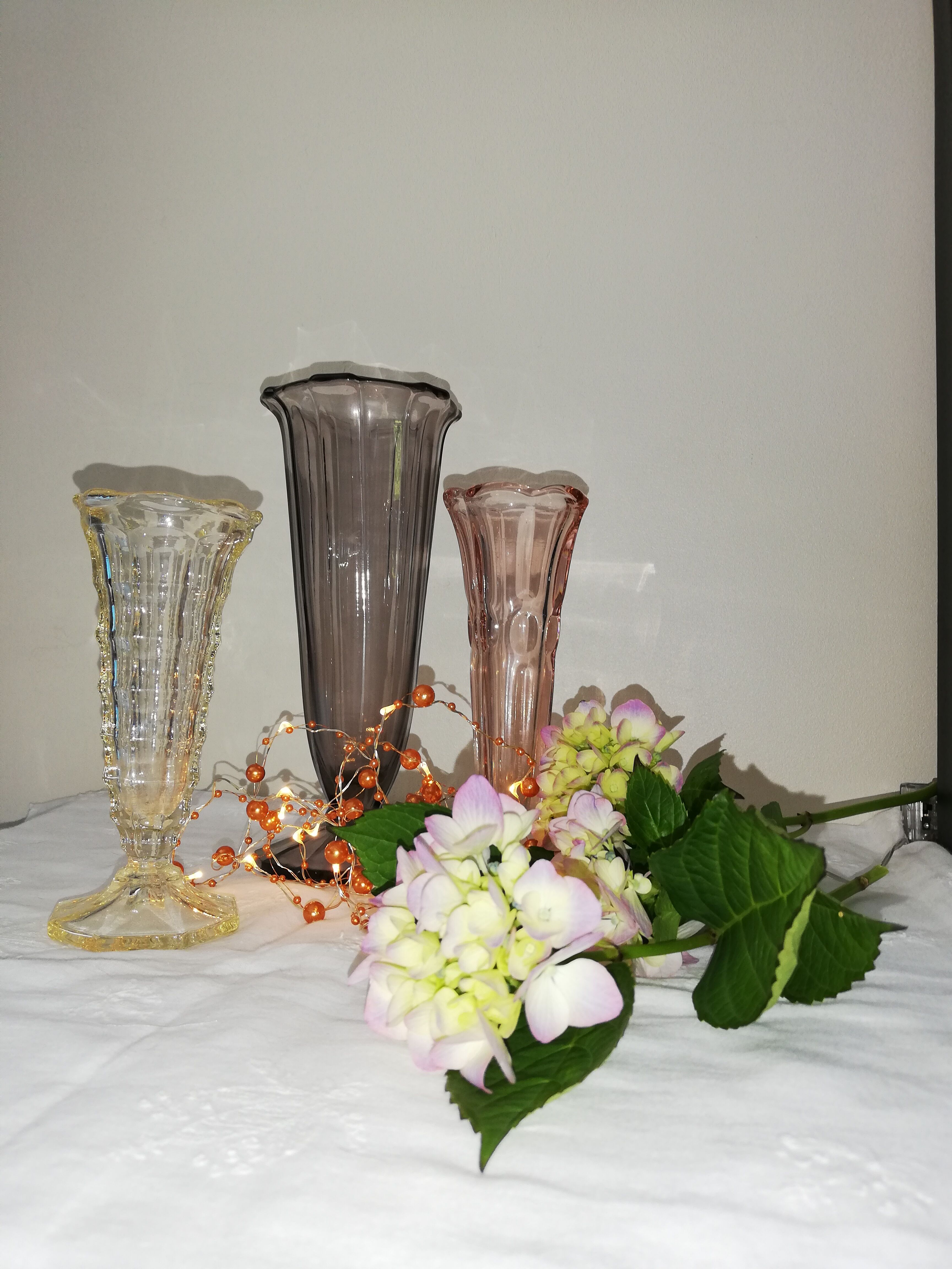 Trio de vases années 50