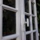 Old oak window H96.9xL81cm small panes