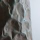 Exceptional vintage dented decor brutalist umbrella stand