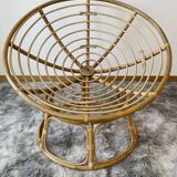 Papasan armchair or rattan loveseat