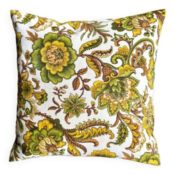 Coussin en coton imprimé "Bombay" ☐ 40 cm