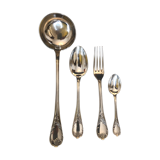 Housewife in silver metal Christofle 35 pieces