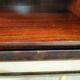 Dresser / chest of drawers and bedside tables - 1960s - faux leather brass