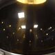 Space Age pendant chandelier smoked plexiglass & aluminum 1970s