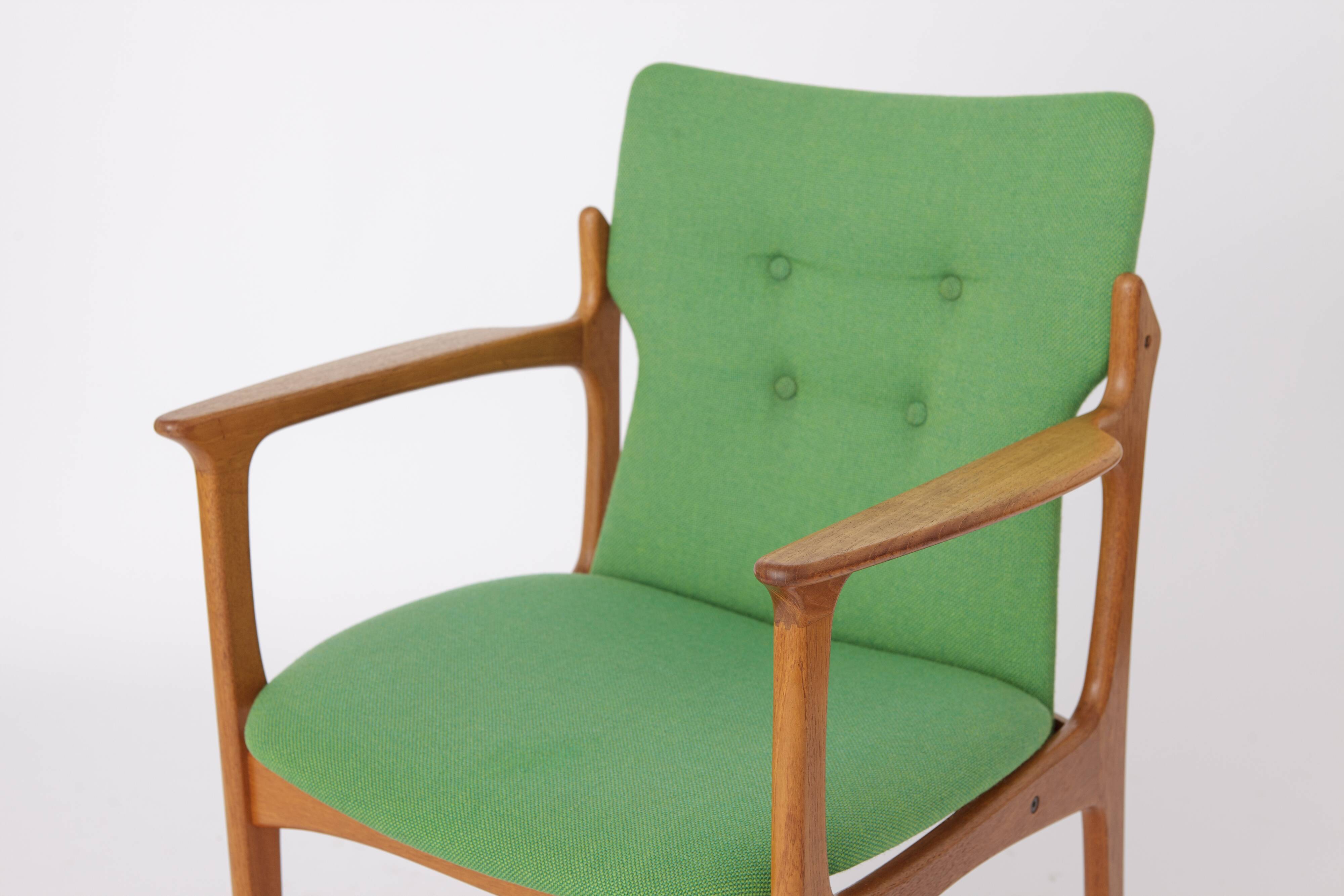 4 armchairs Vamdrup vintage 1960s teak