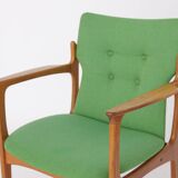 4 armchairs Vamdrup vintage 1960s teak
