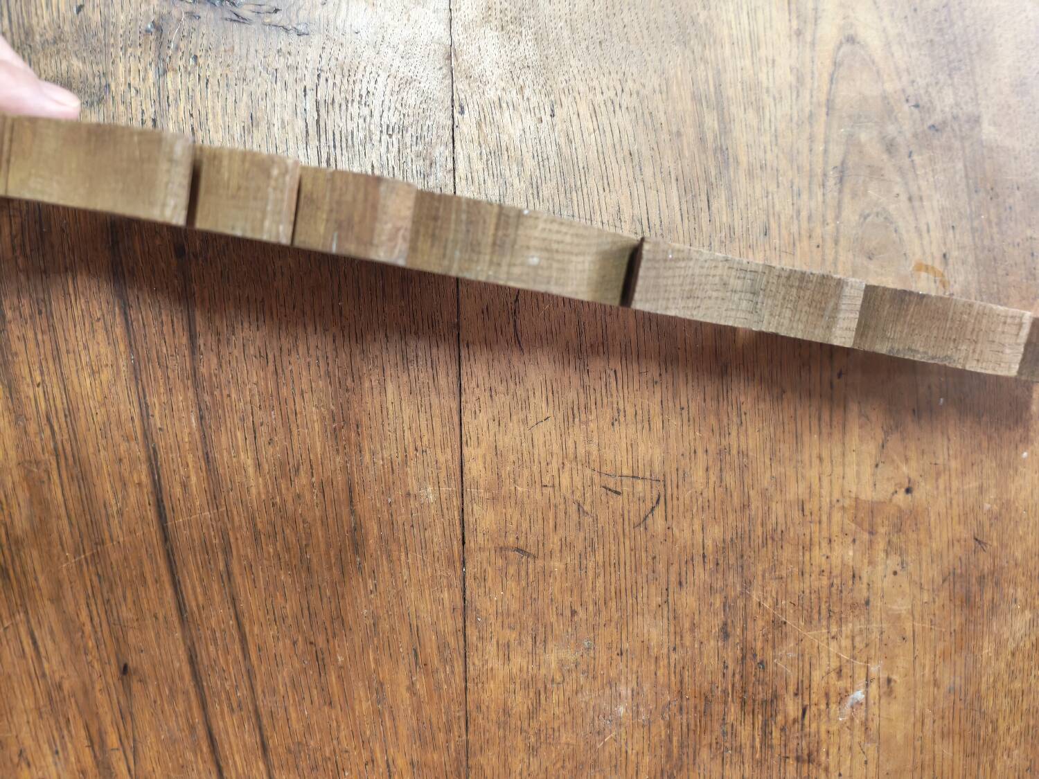 Decorative wooden relief