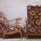 Pair of vintage 1950 armchairs