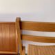 chaise pliante en bois de hêtre vintage années 70