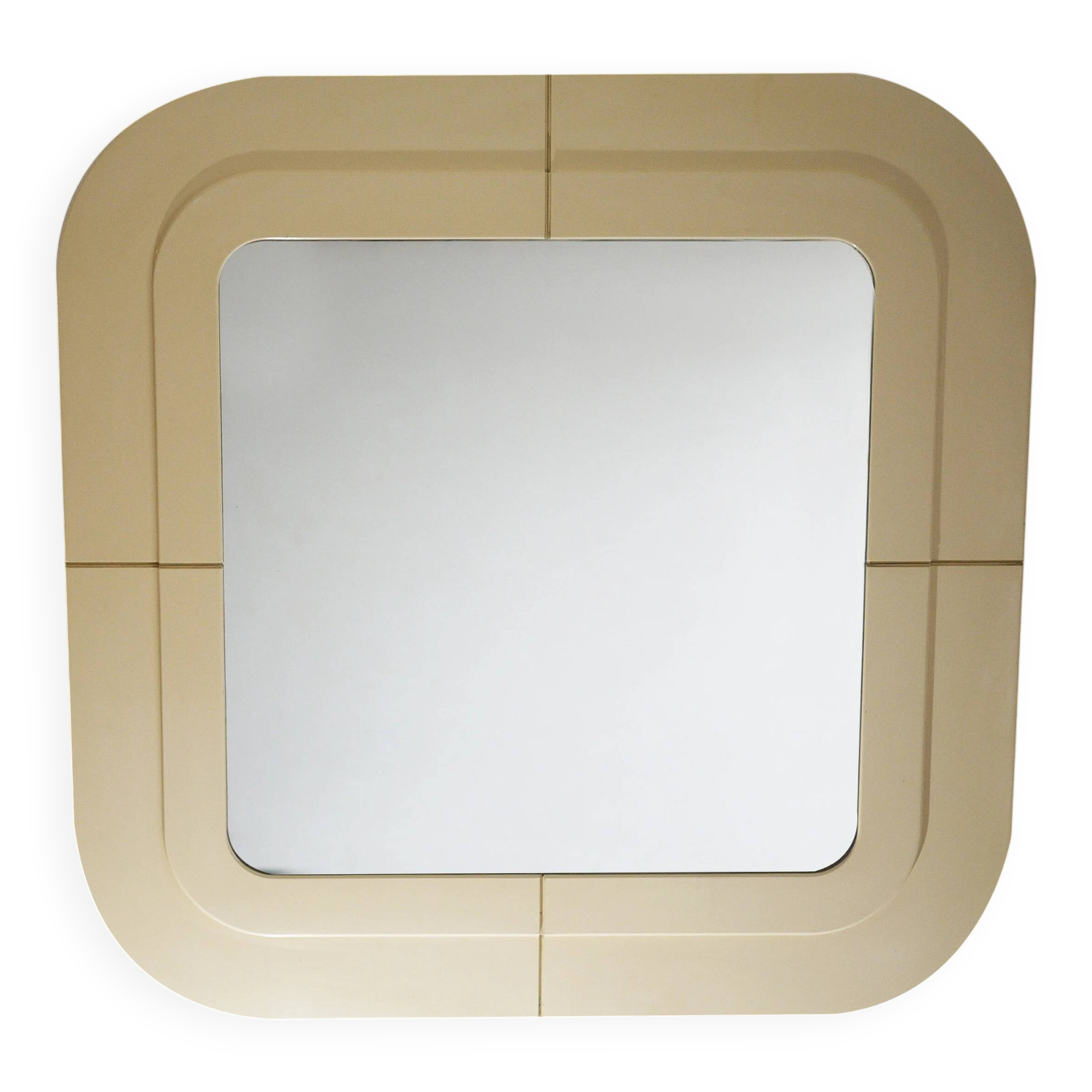 Vintage Italian wall mirror by Anna Castelli Ferrieri for Kartell.